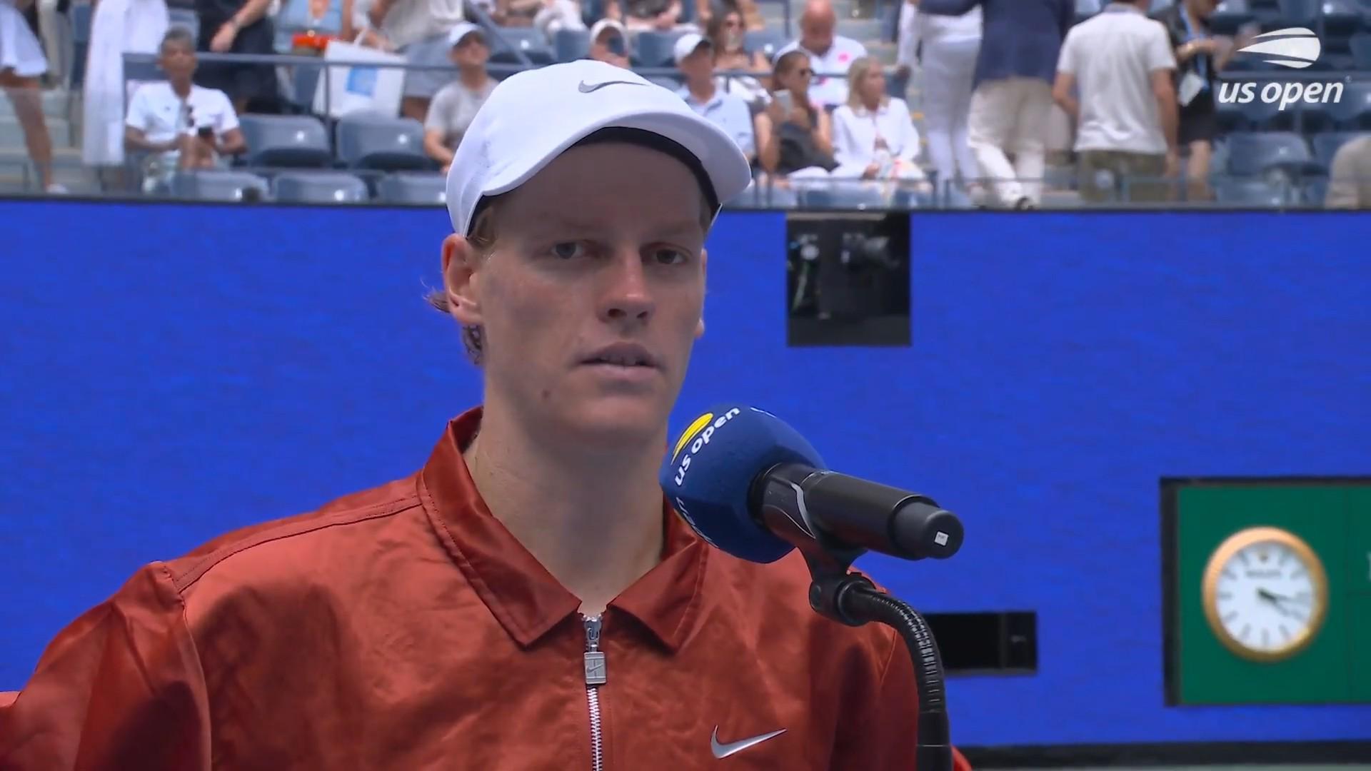 辛纳：今天我和波佩林的发球都不太好，但我的接二发很好